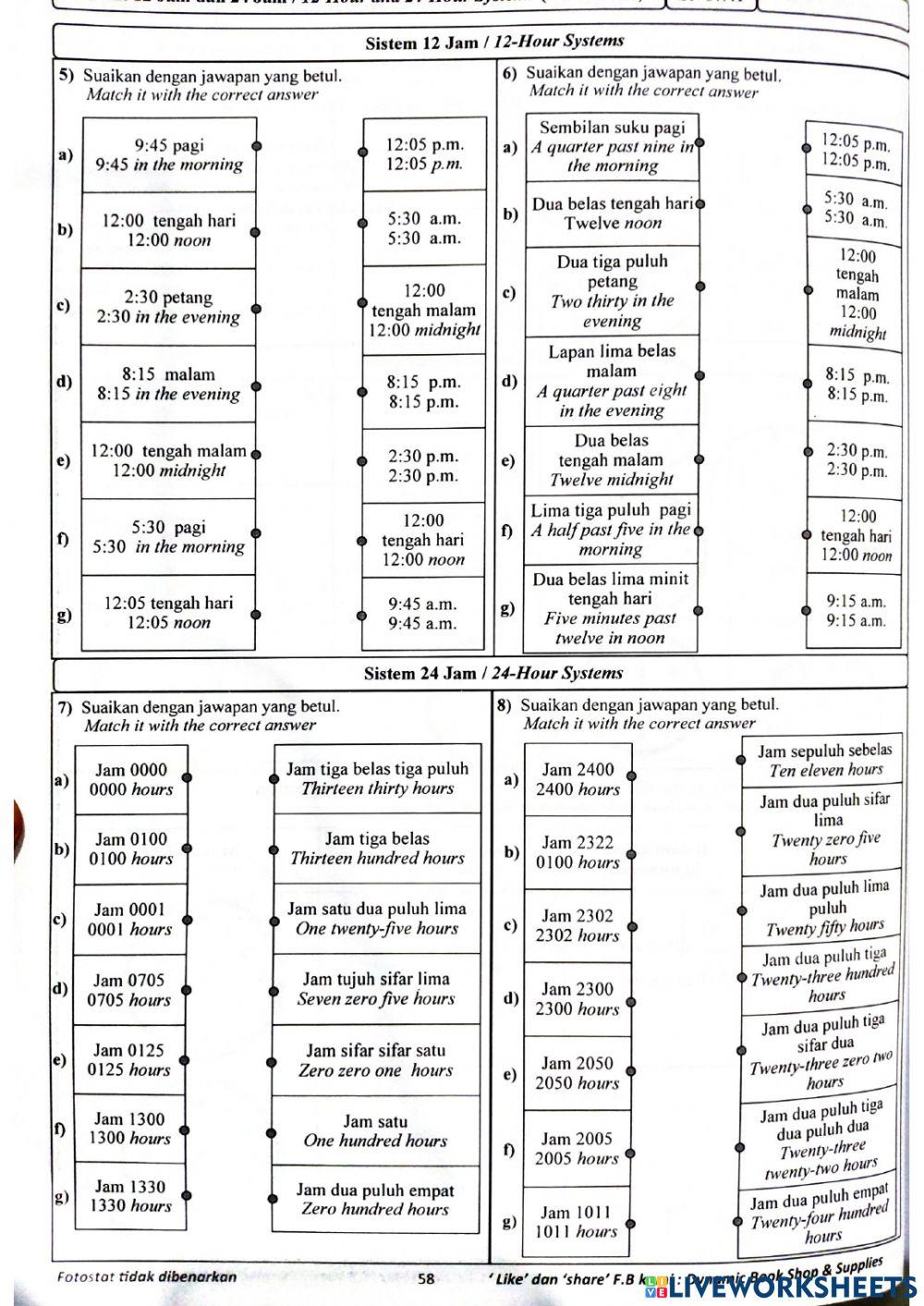 Hubungan 12 jam 24 jam