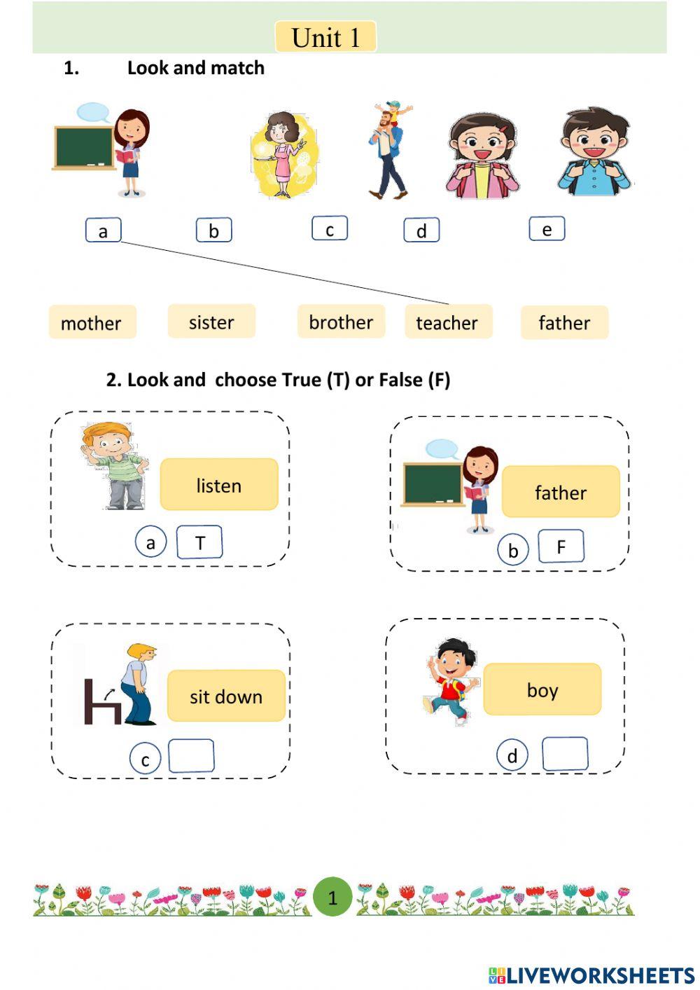 Smart Start - Grade 1 - Unit 1
