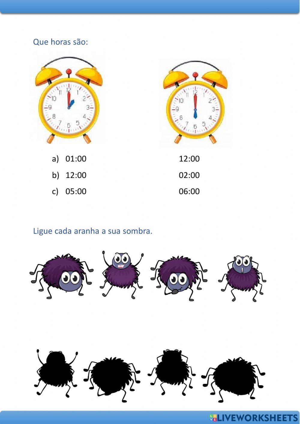 Atividades Liveworksheets