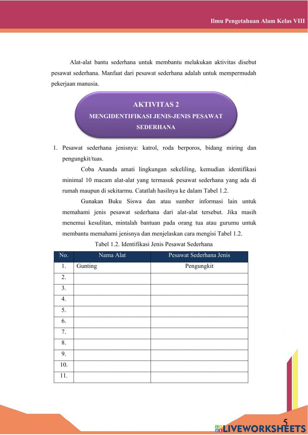 Ipa 8 pesawat sederhana