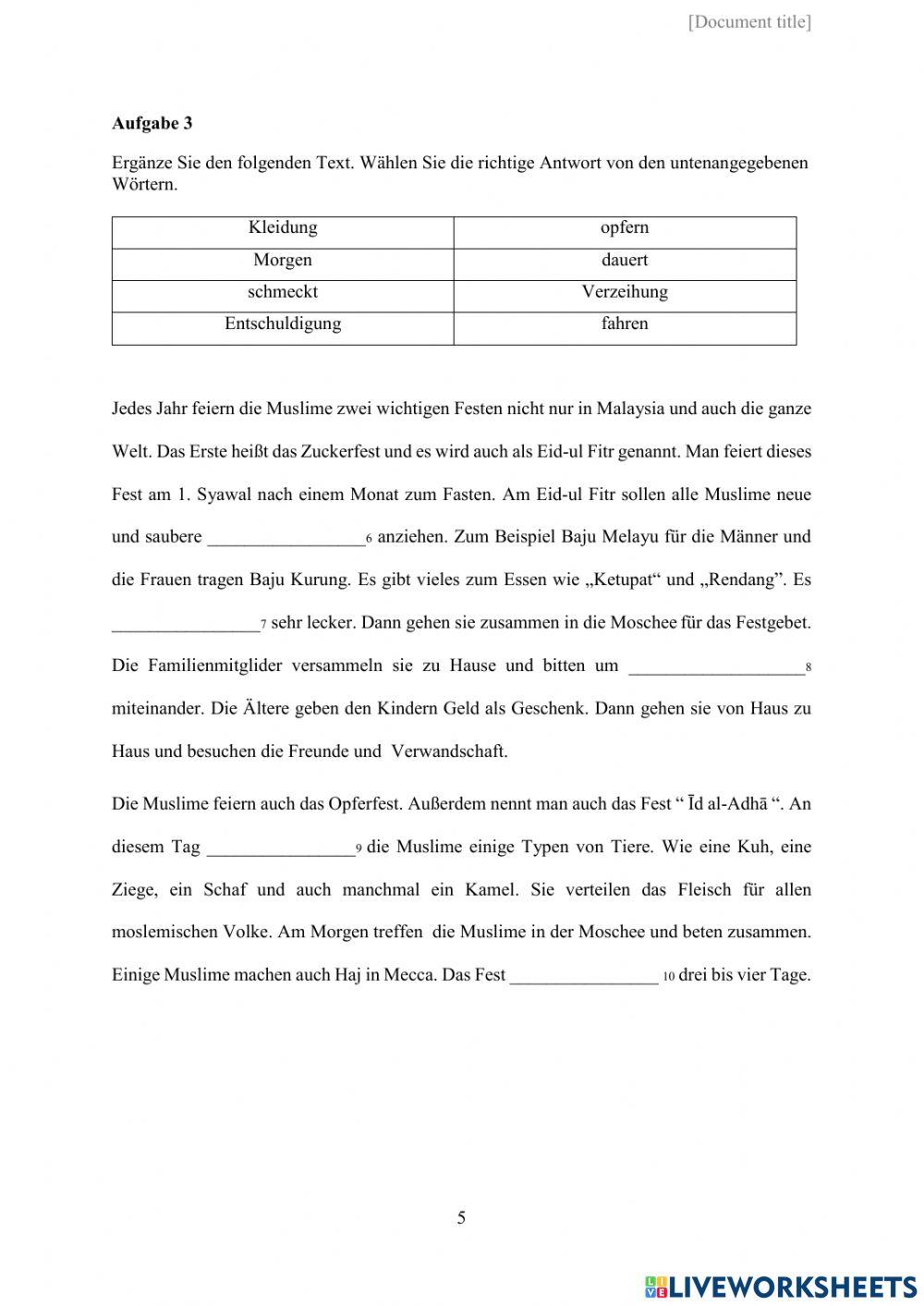 Peperiksaan pertengahan tahun Tingkatan 4