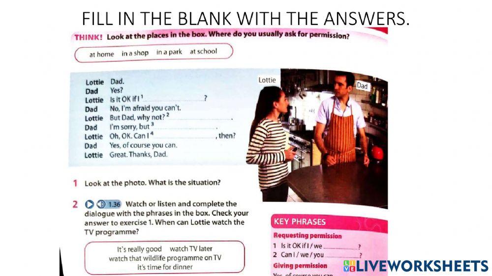 Unit 3: wild life Dialogue