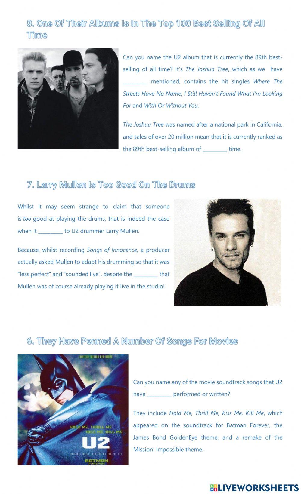 10 Things You Probably Didn’t Know About U2