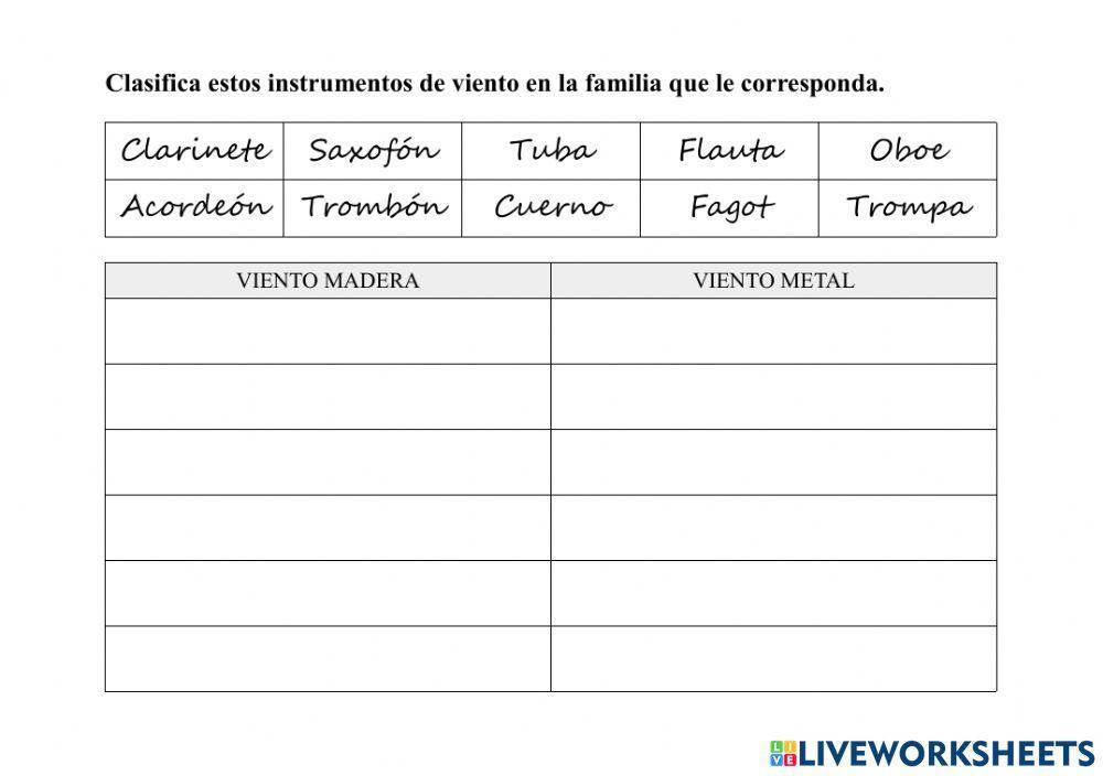 ¿Viento madera o metal?