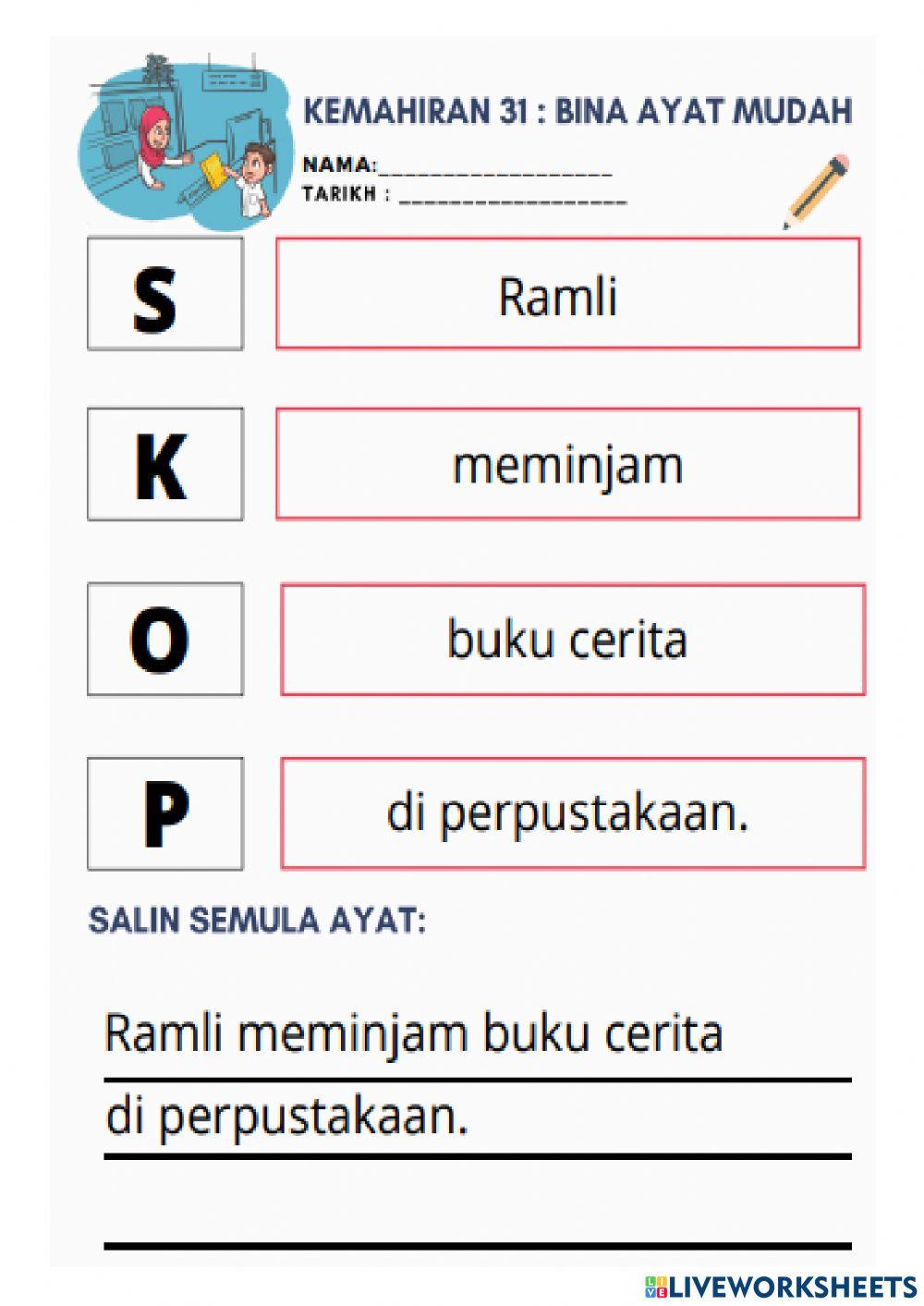 Modul bina ayat teknik skop