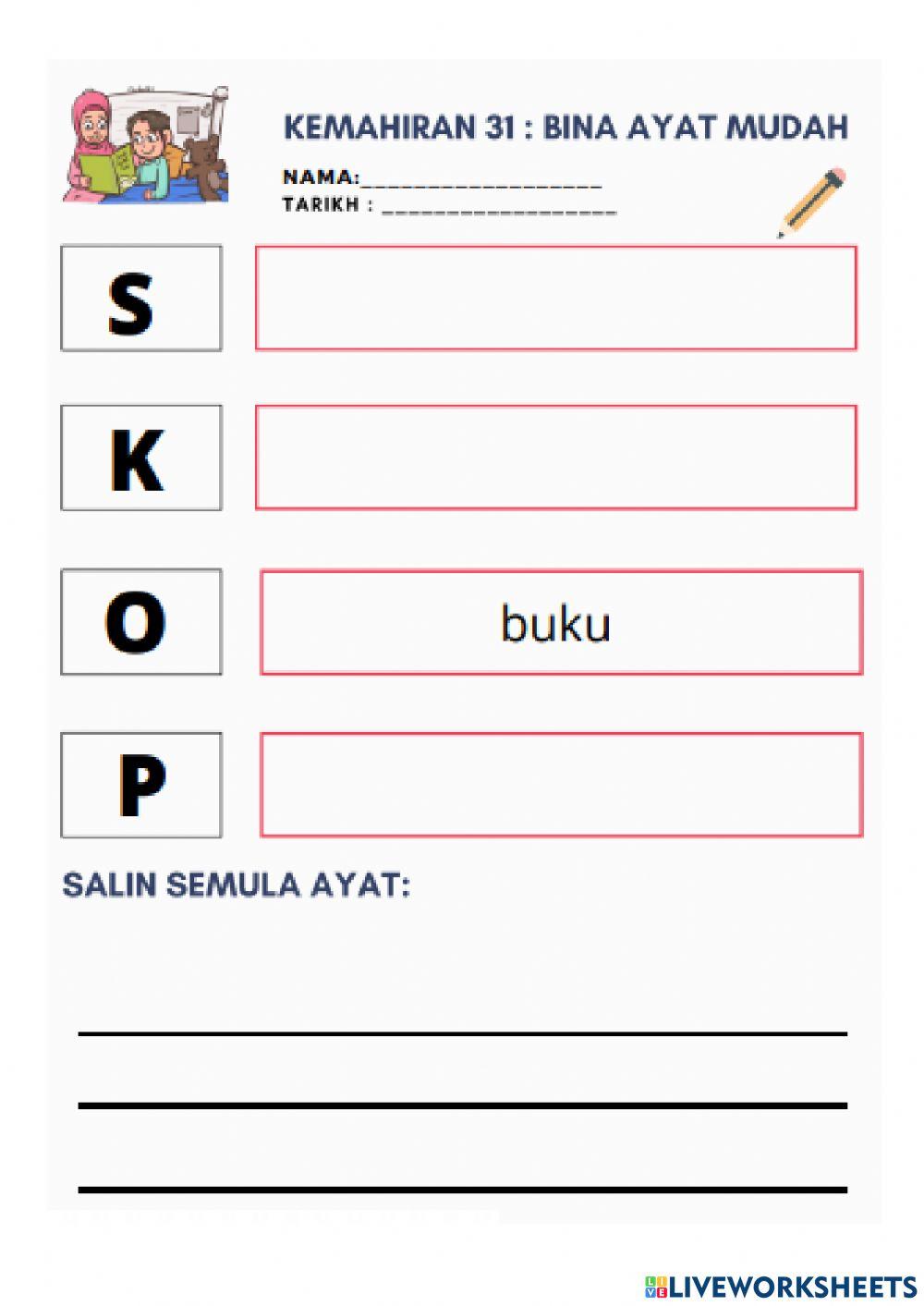 Modul bina ayat teknik skop