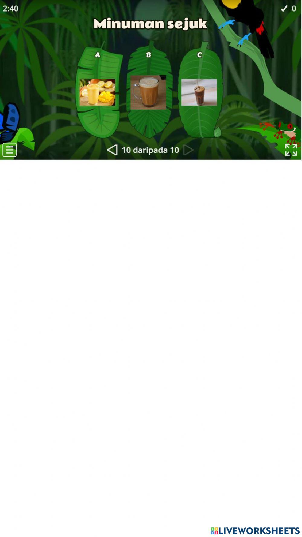 Penyediaan Air Milo dan Minuman Sejuk-Panas