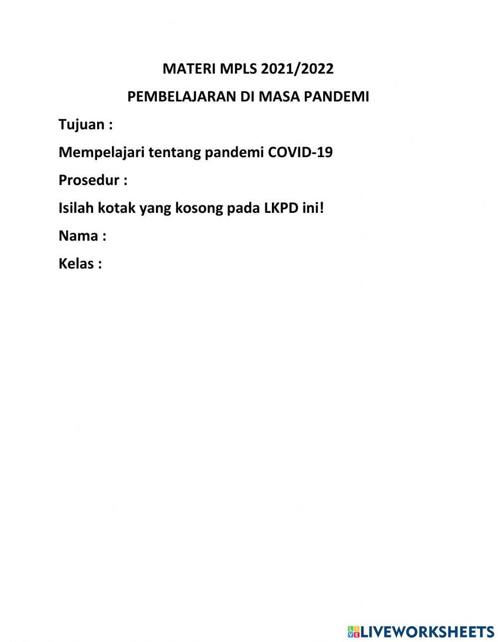 Materi COVID 19 Materi COVID 19