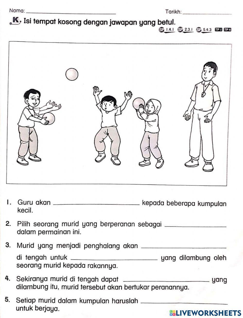 Pendidkan Jasmani (Tzhun 2)- Lambung dan Tangkap