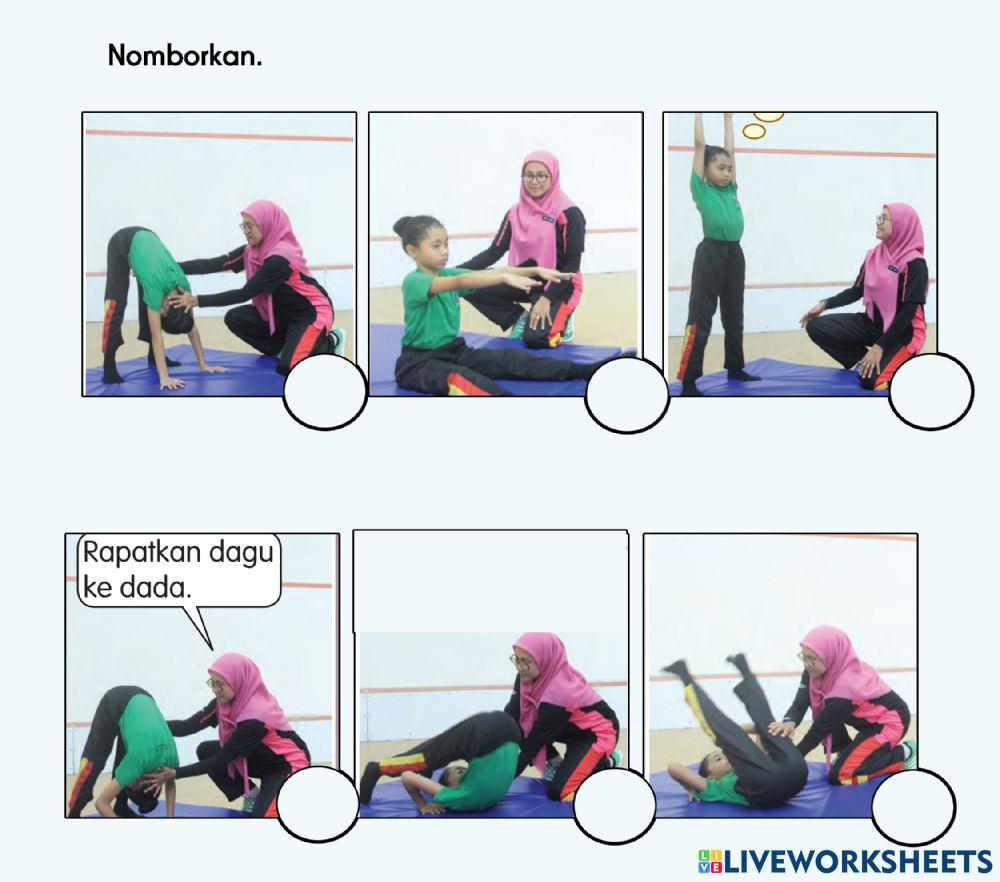 Guling Depan (Straddle)