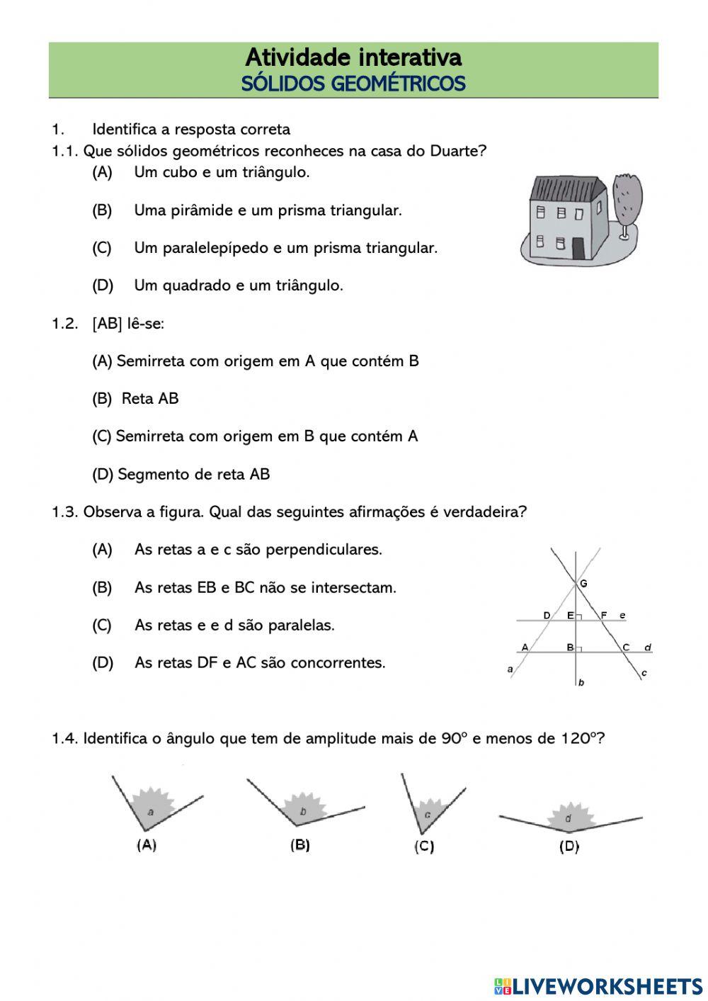 Sólidos Geométricos
