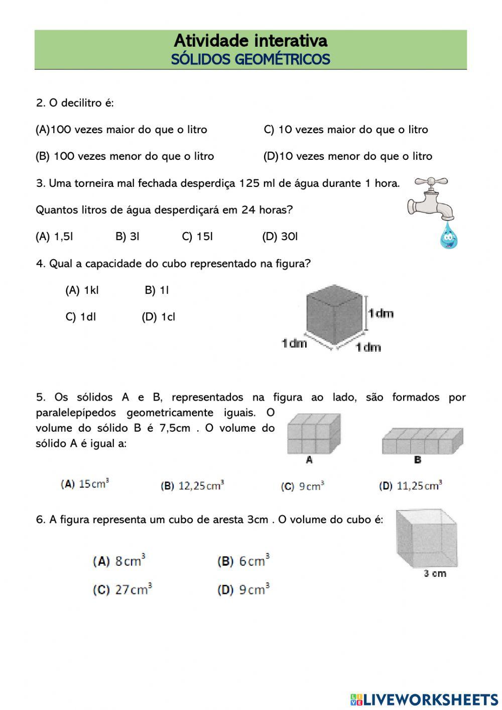 Sólidos Geométricos