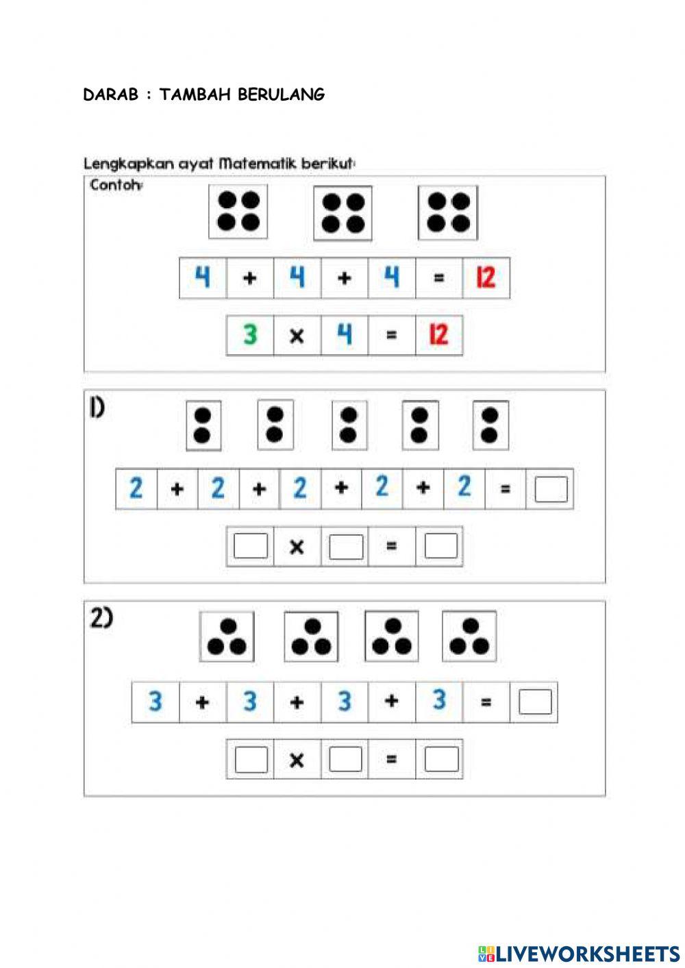 Darab:tambah berulang