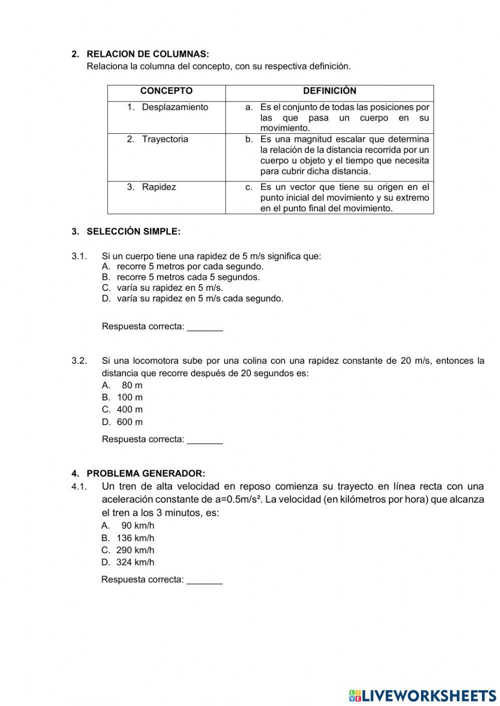 Taller evaluativo FISICA IPIQ