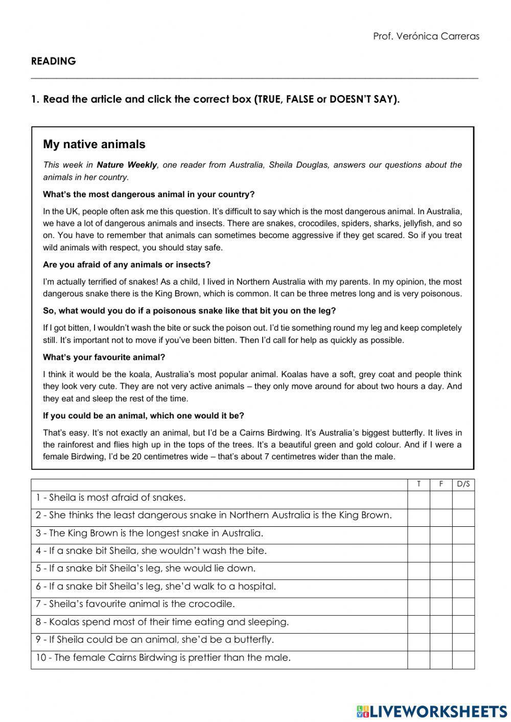 TEST – EF 3rd Ed. – Pre-Intermediate - UNIT 9