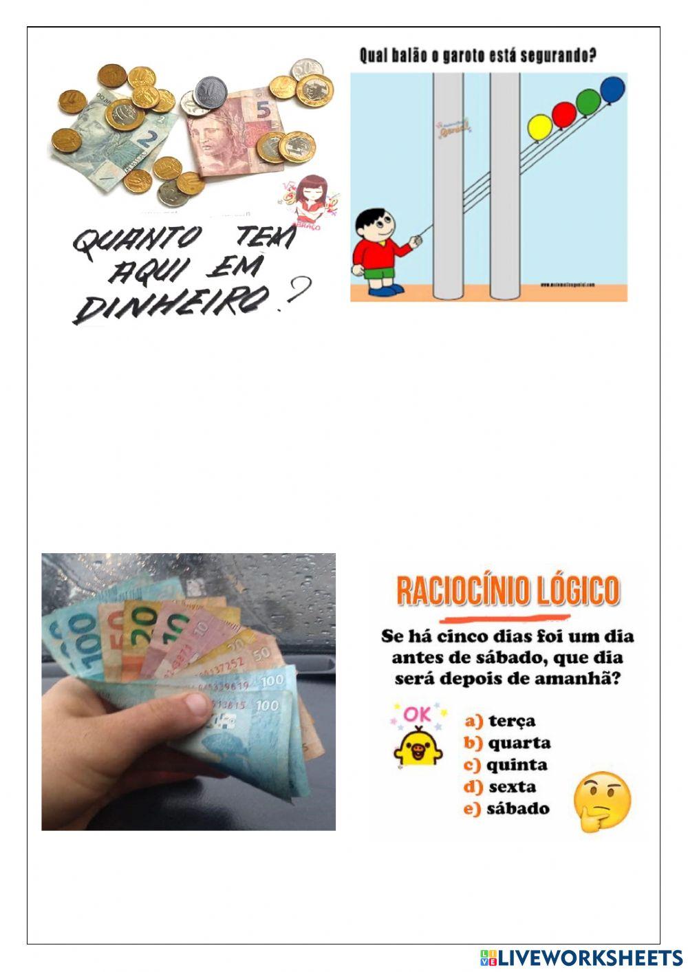 Desafios lógicos 4, 5 e 6