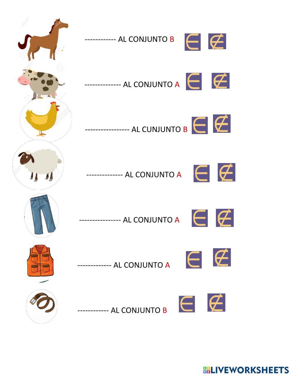 Pertenece y no pertenece