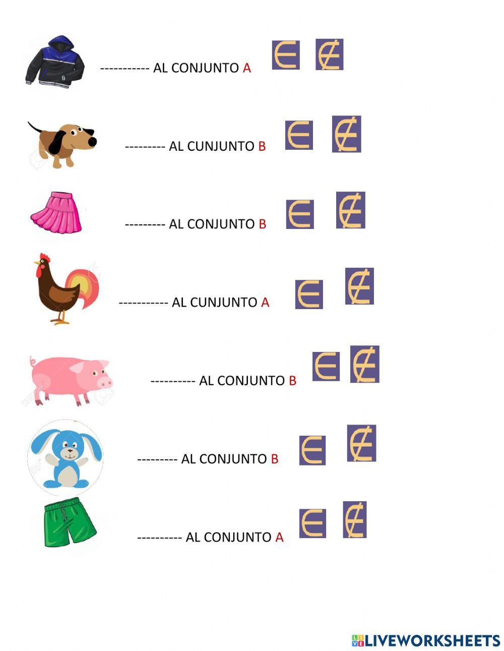 Pertenece y no pertenece