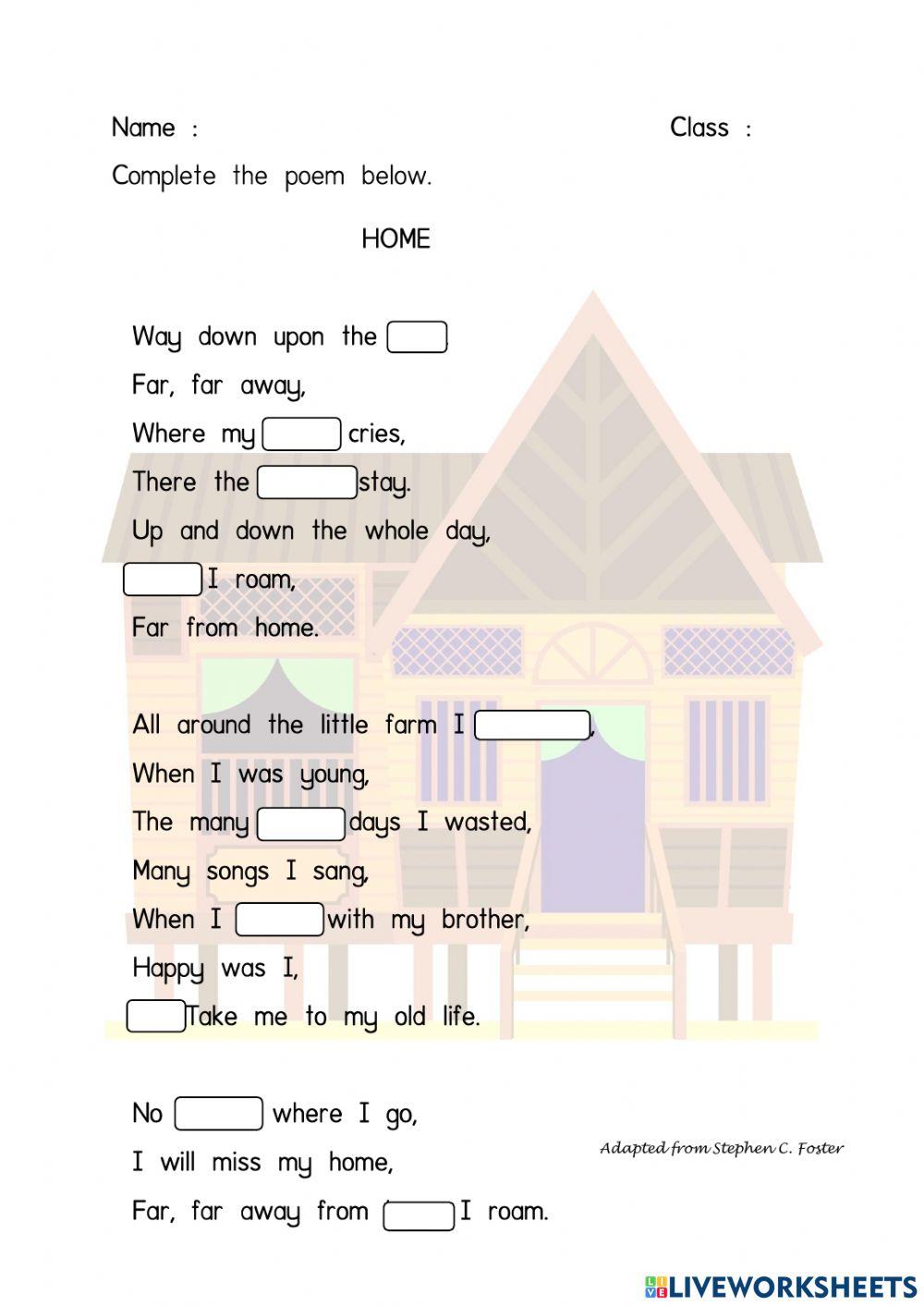 Unit 9 : A Heart of Gold (Home)