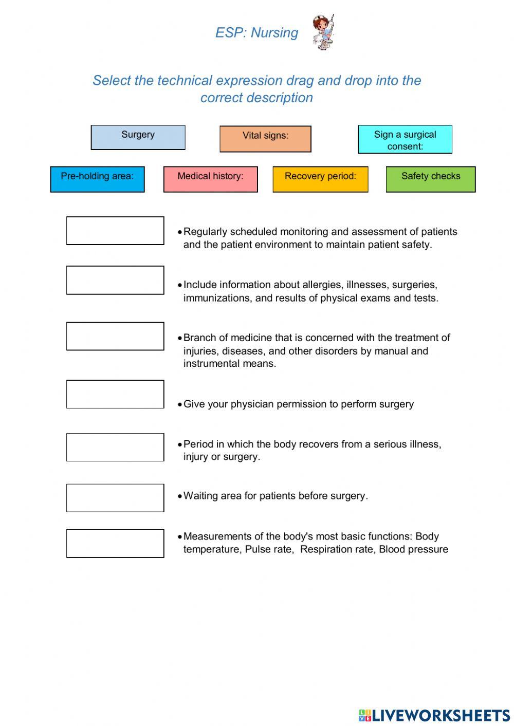 Nursing Technical words