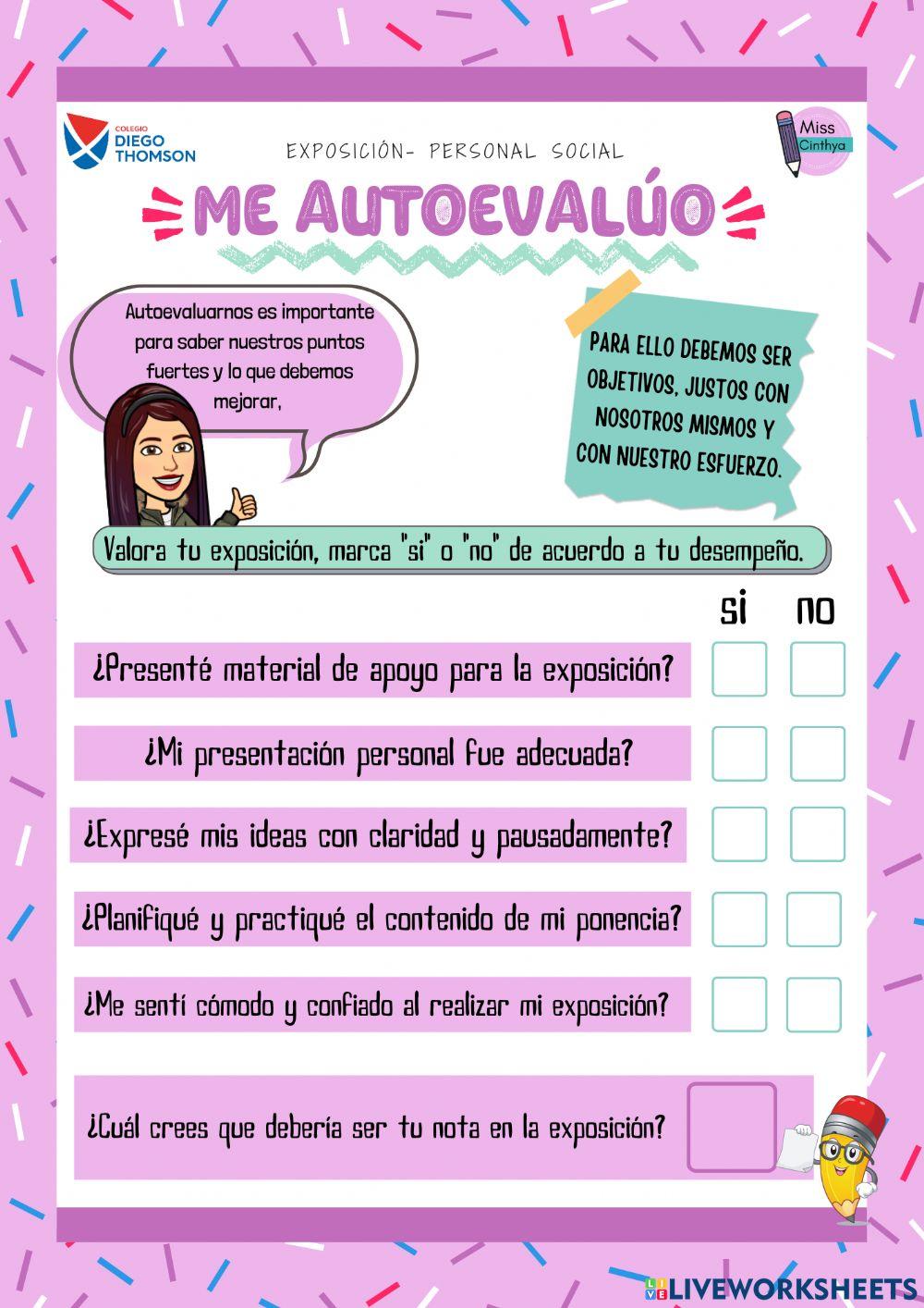 Autoevaluación