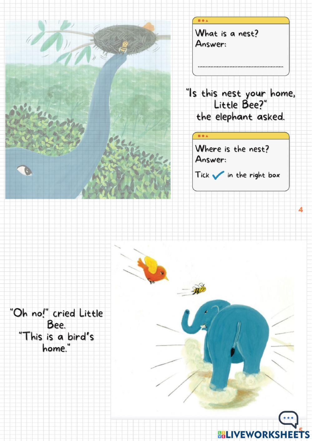 The Bee and The Elephant (English-Malay)