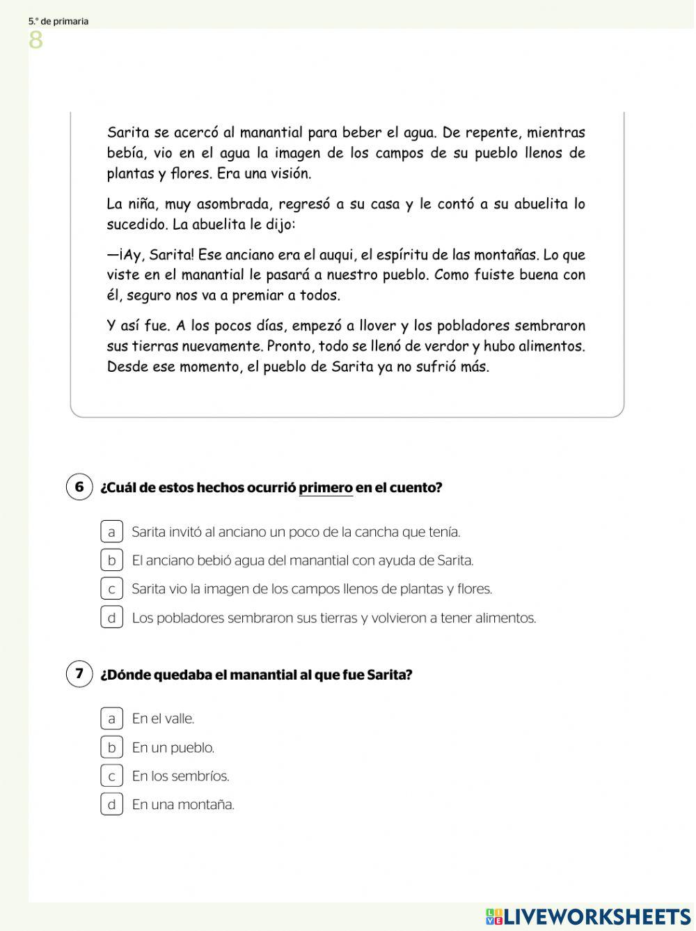 Prueba diagnostica lectura