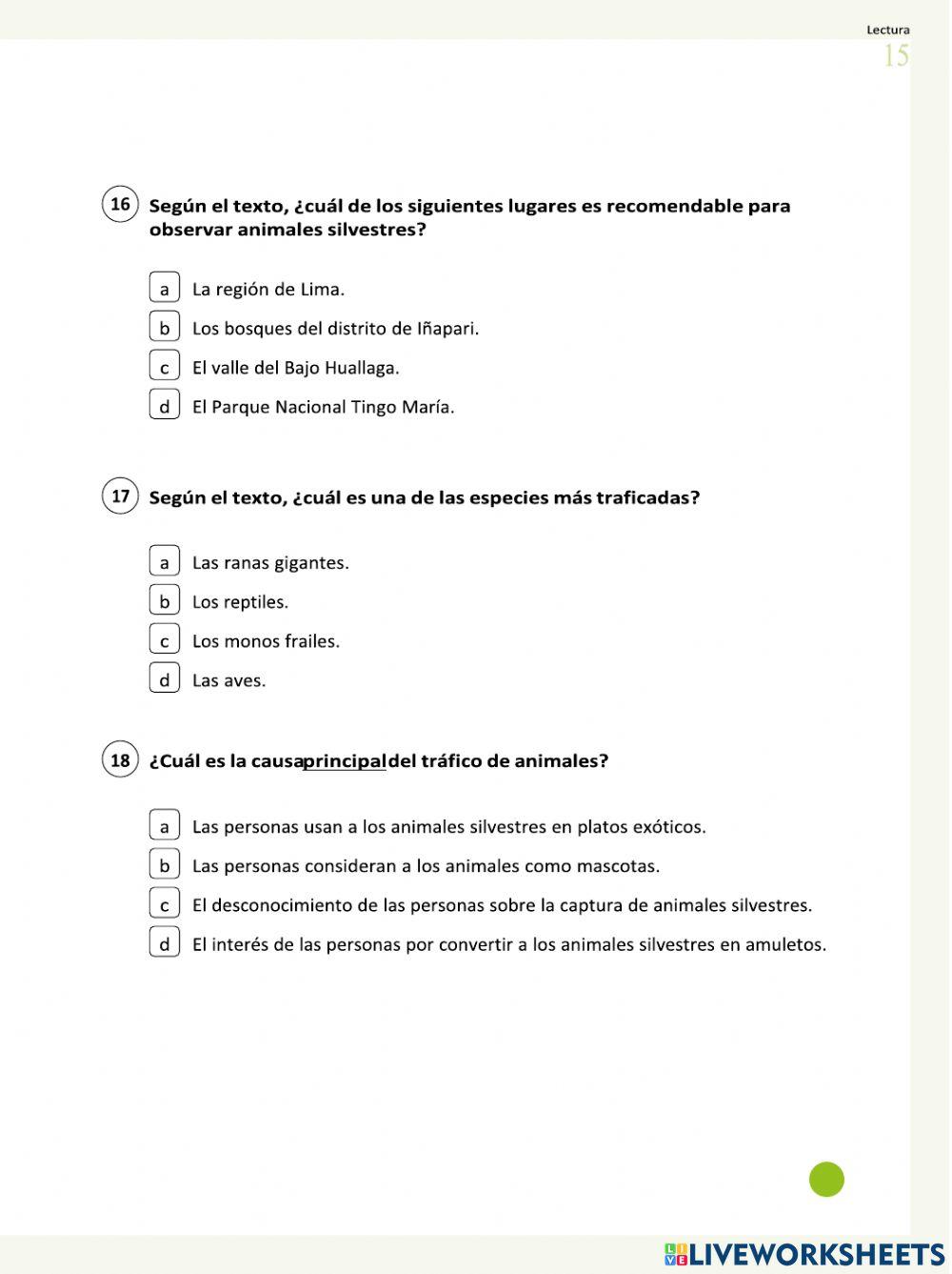 Prueba diagnostica lectura