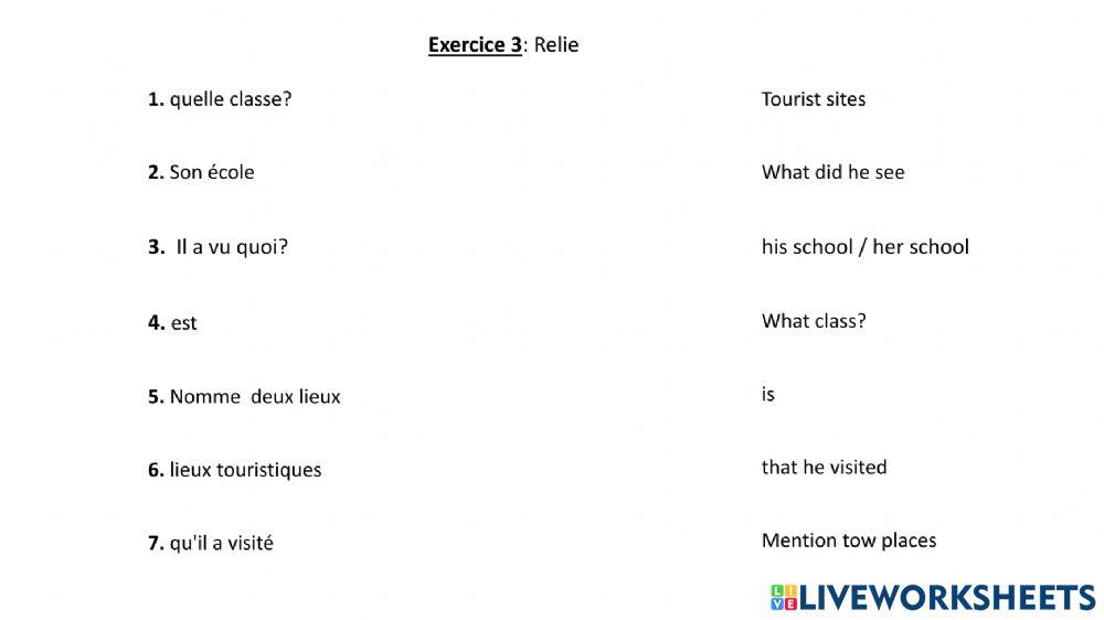 Les vacances d’été