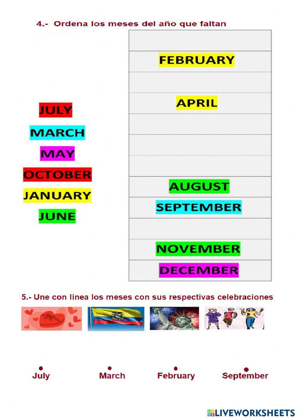 ENGLISH TEST 2 - THIRD GRADE