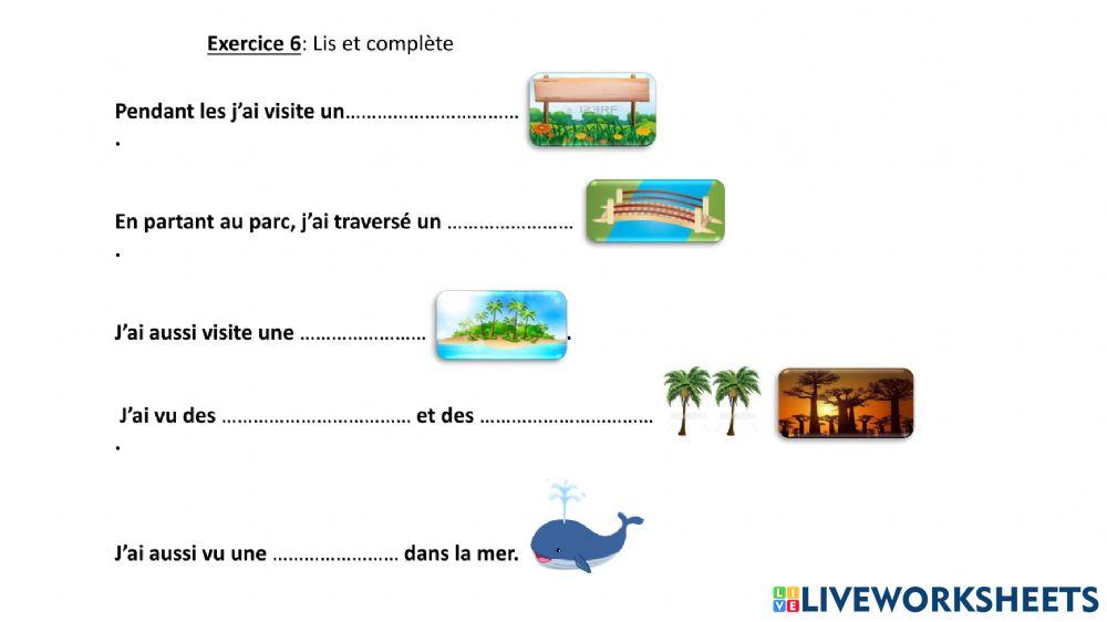 Les vacances d’été