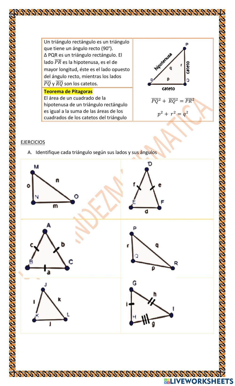 TRIG 2.A.1 Razones Trigonométricas: Conceptos Fundamentales