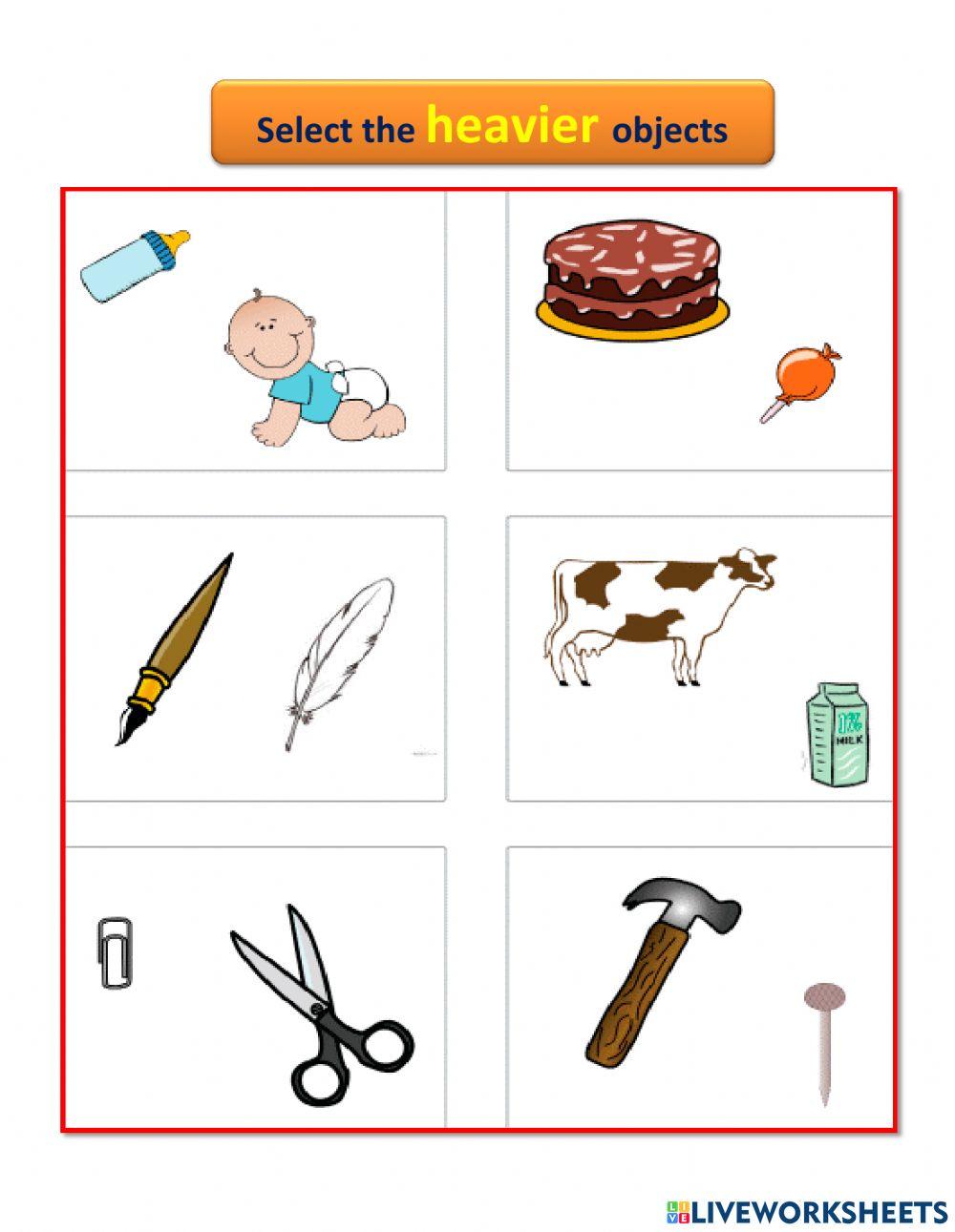 Select the suitable things