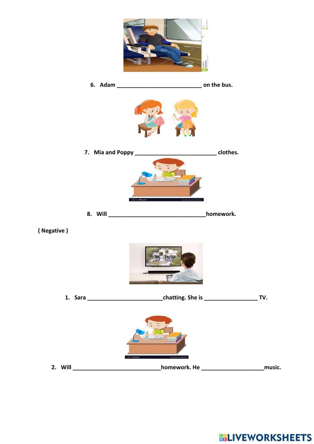 Present continuous tense