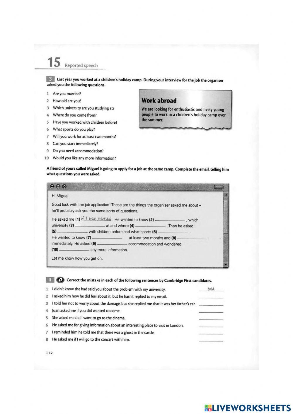 B2 FIRST - FINAL GRAMMAR AND VOCABULARY TEST - PART 2