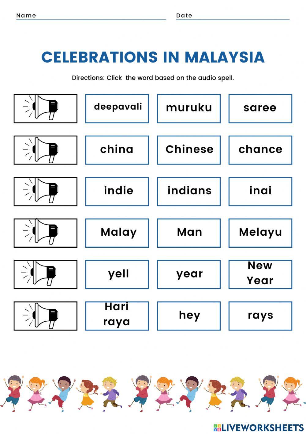Celebrations in Malaysia