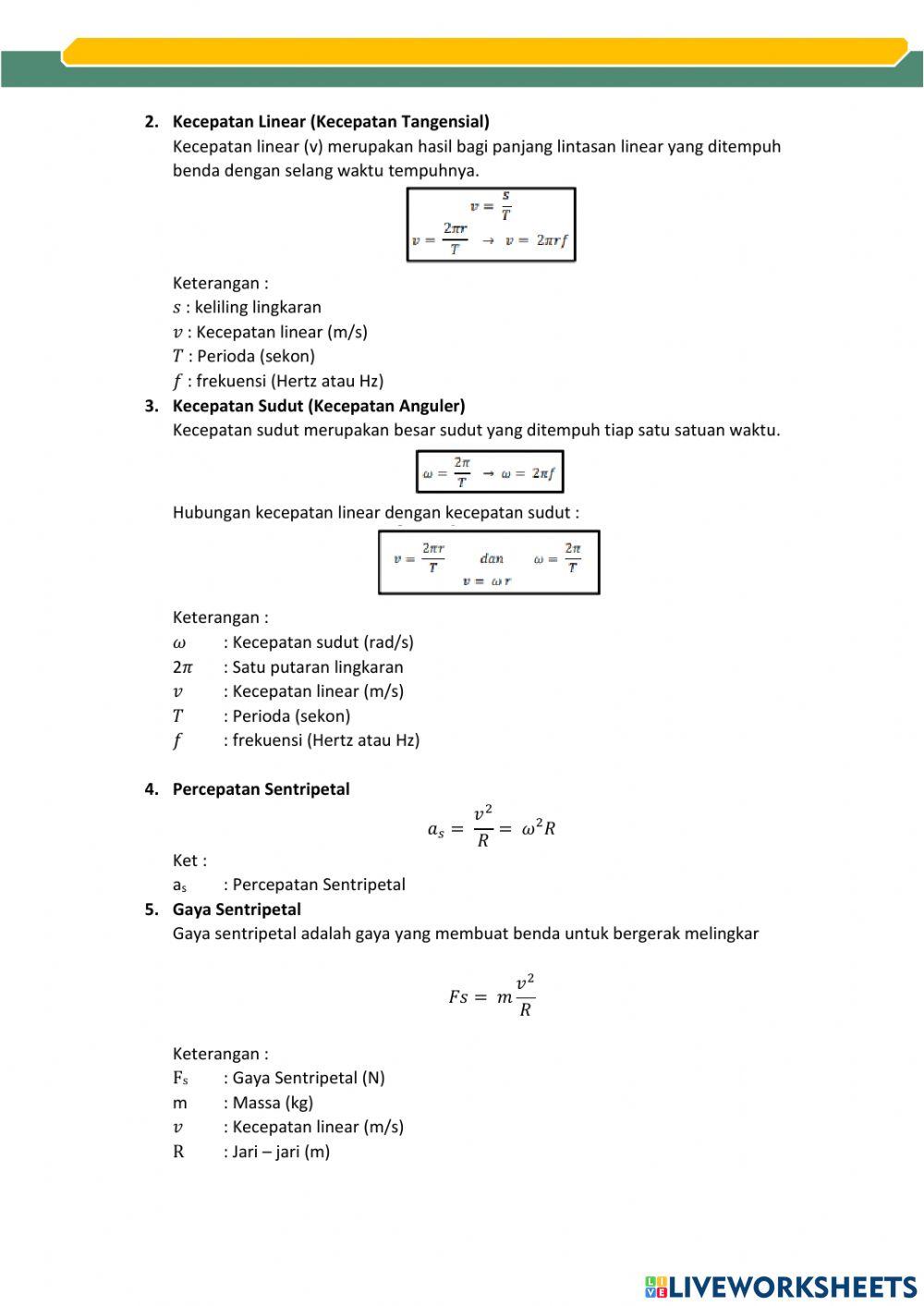 LKPD Gerak Melingkar
