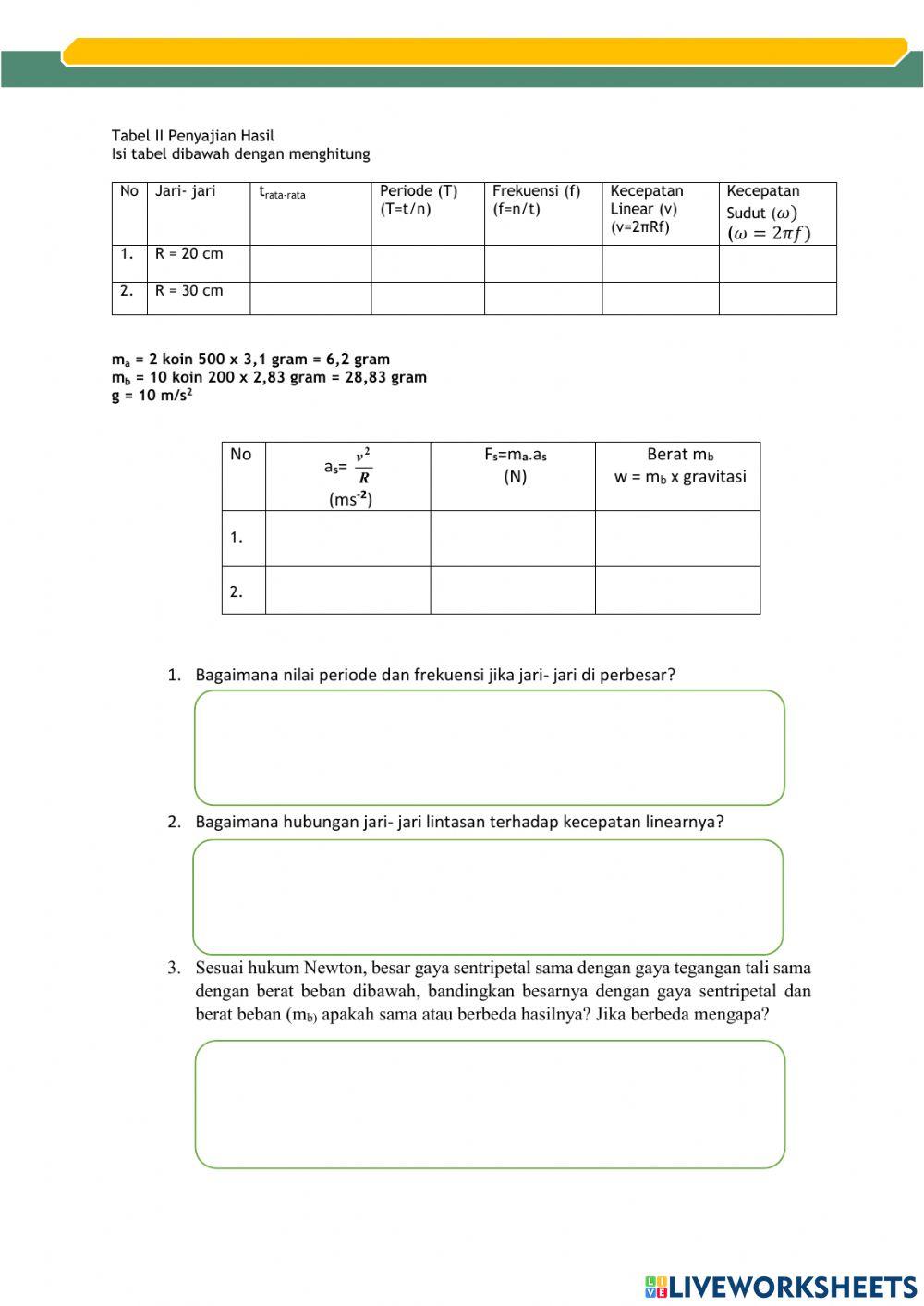 LKPD Gerak Melingkar