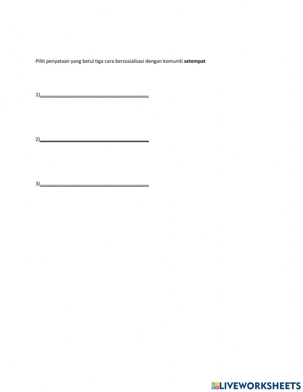 Kemahiran Bersosialisasi