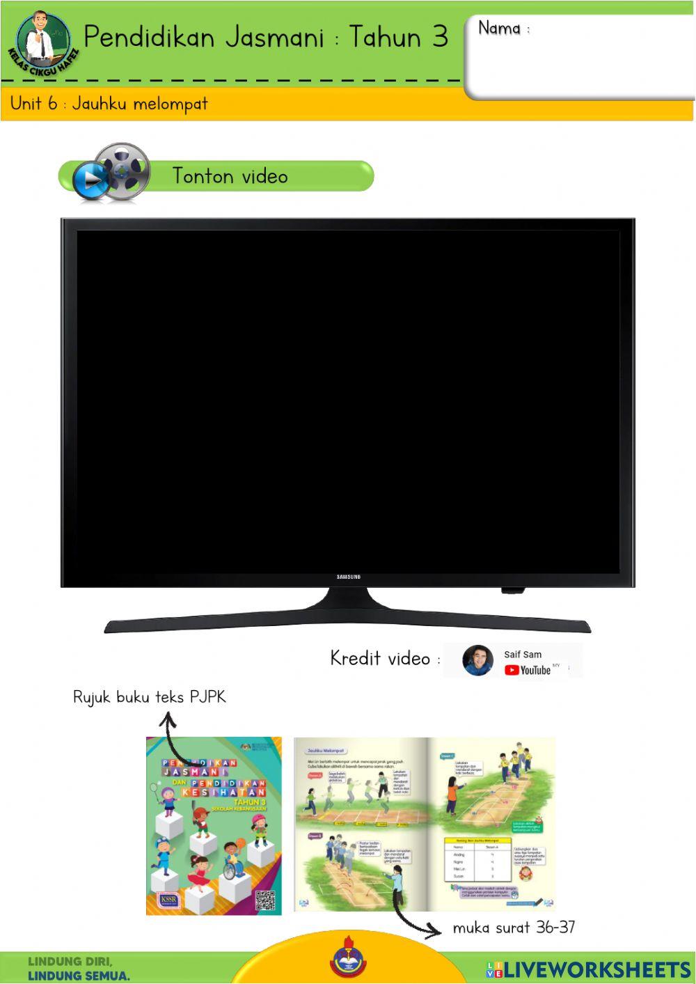 Sains T3 - Jauhku melompat & Amalan pemakanan sihat