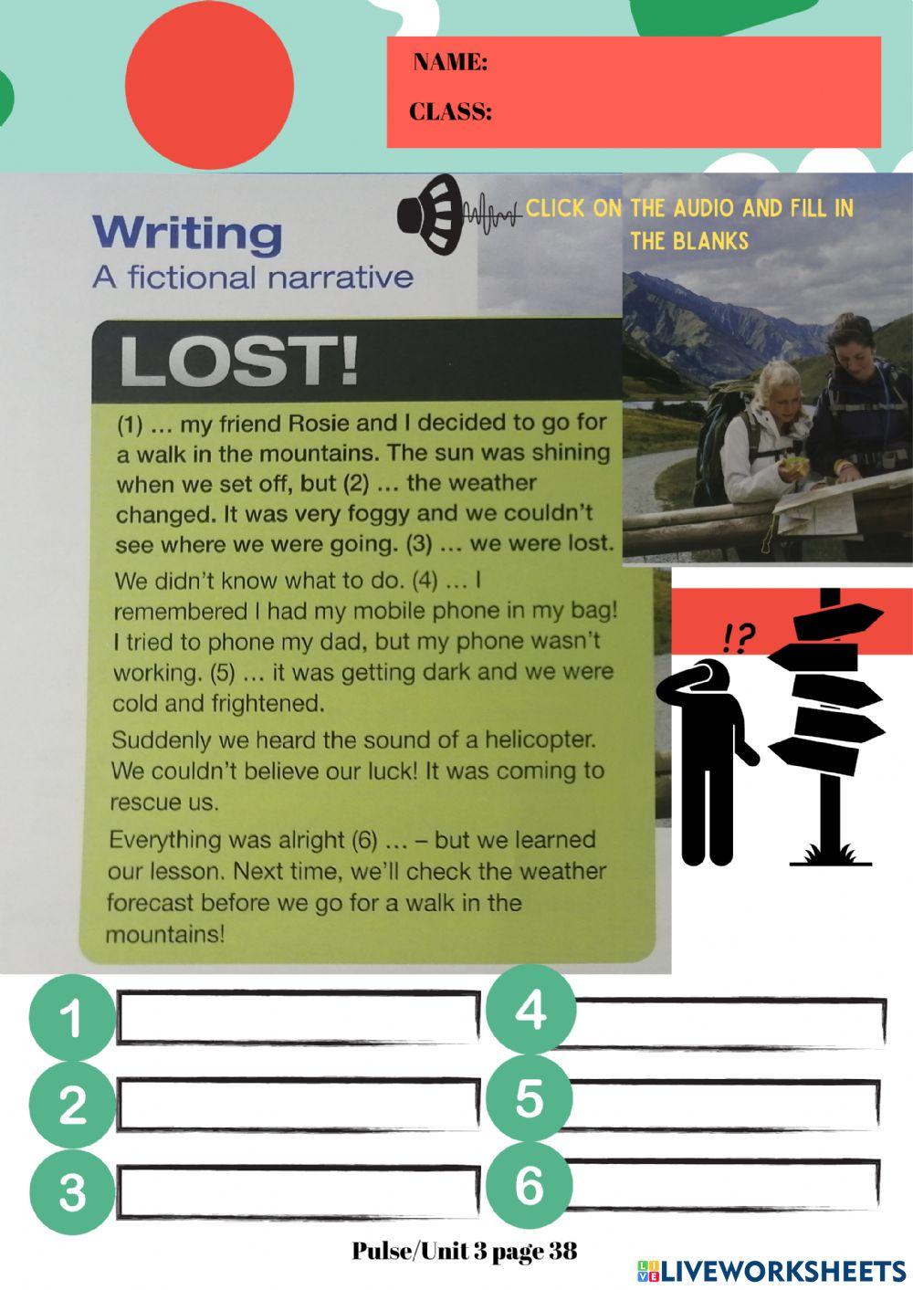 Writing- Pulse page 38