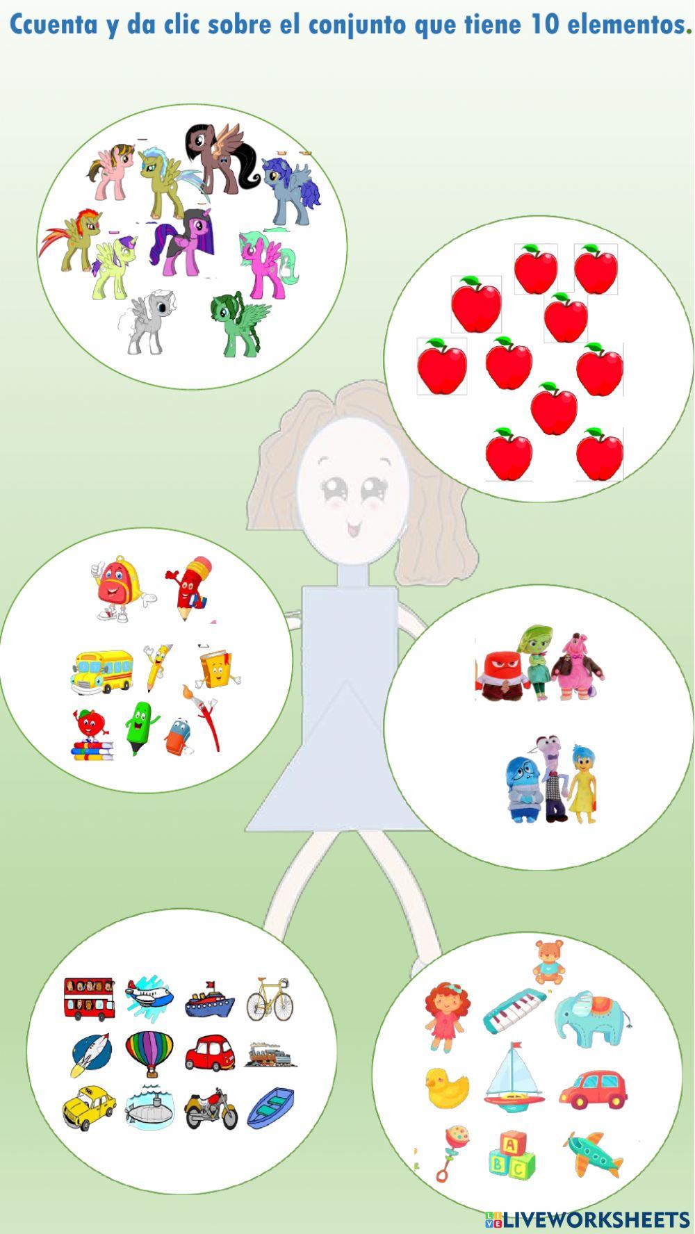 Cuenta y da clic sobre el conjunto que tiene 10 elementos.