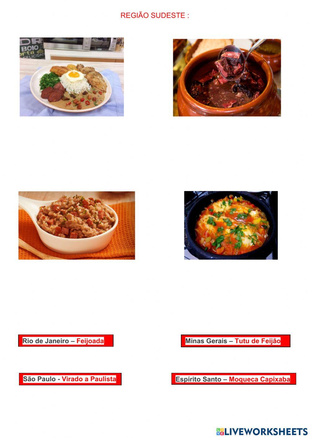 Comidas típica do Brasil