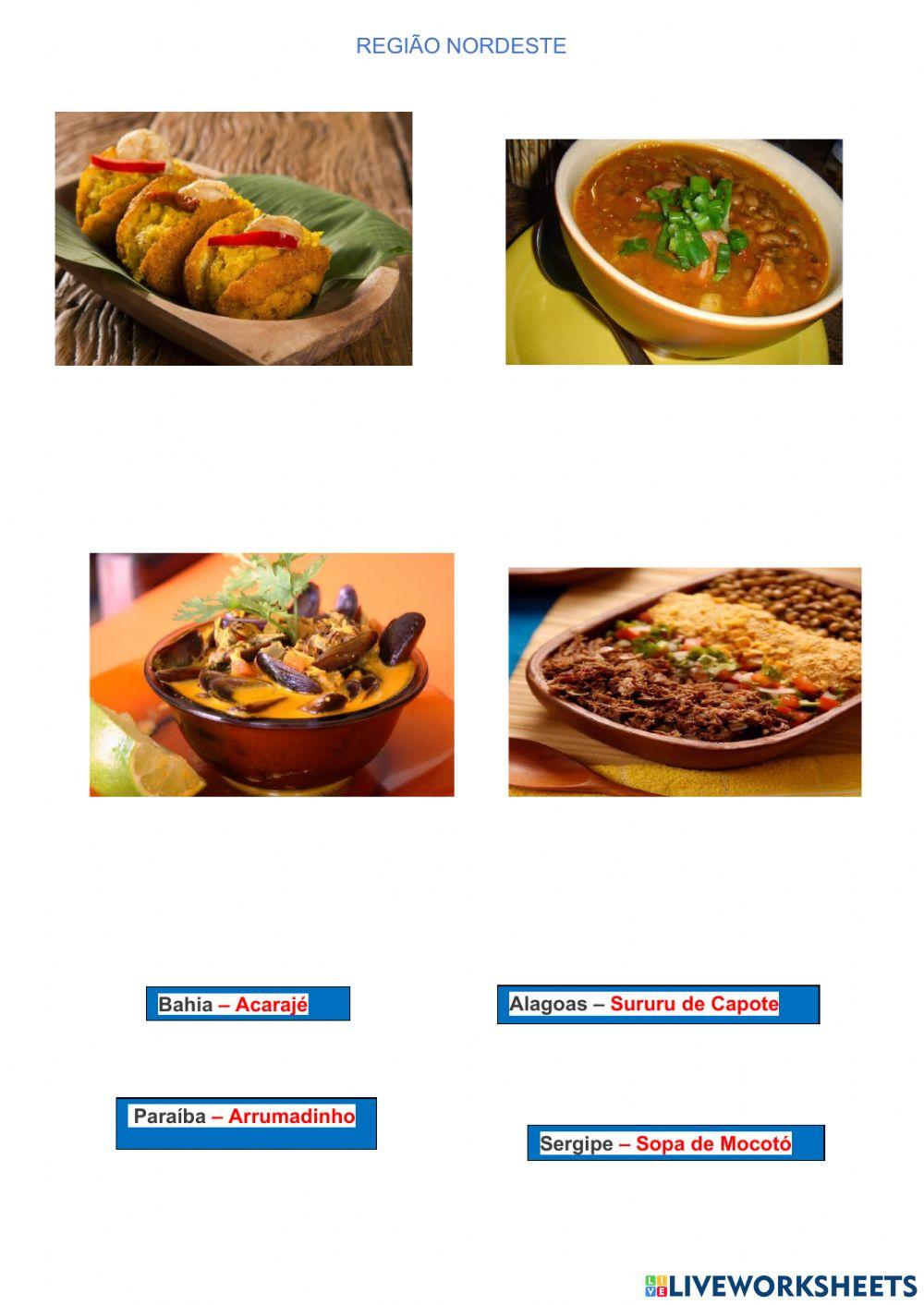 Comidas típica do Brasil