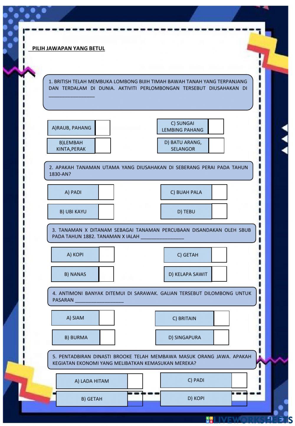 6.1 pengenalan ekonomi moden oleh kuasa barat di negara kita