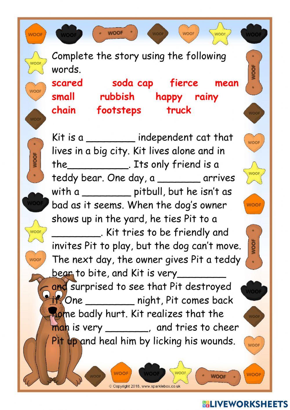 Kitbull worksheet