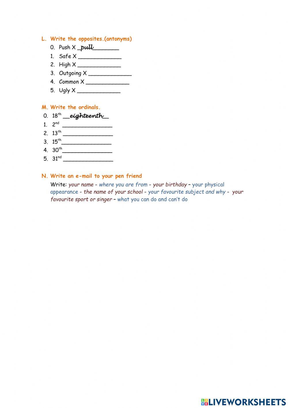 Level 4 Practice quiz 1 summer