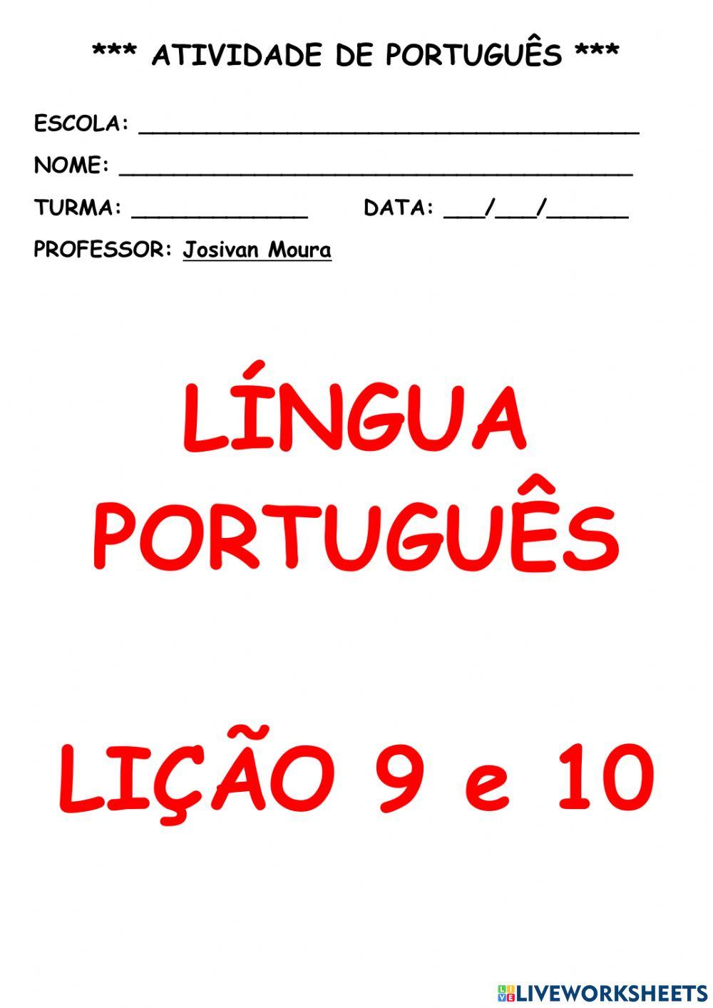 Ativ Português 12 a 17 julho 2021