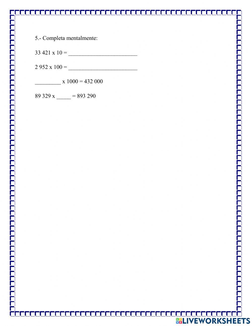 Evaluacion bimestral aritmetica