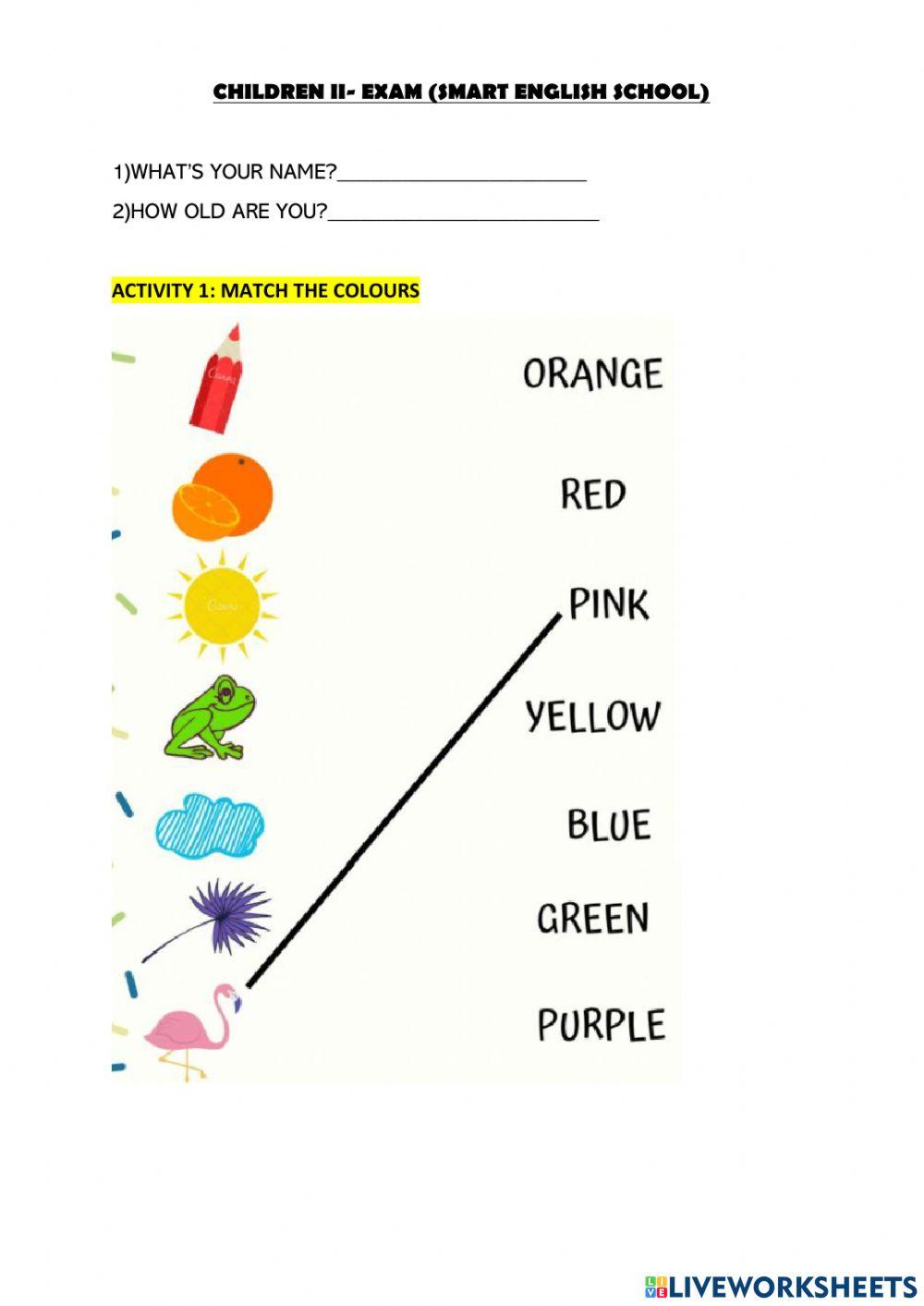 Exam kids box 2 unit 1-5